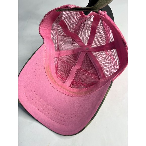 Tractor Supply Trucker Cap  OS Pink and Cammo  Camouflage 48% Cotton 52% Polyest - Picture 8 of 12
